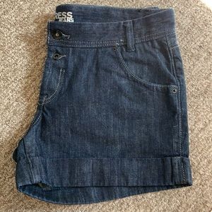 Express denim shorts NWT